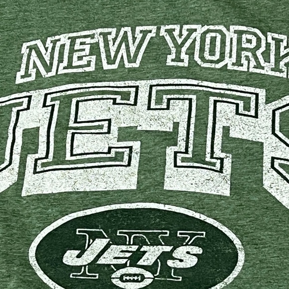 New York Jets Retro NFL Football Crewneck Tshirt - Picture 3 of 4